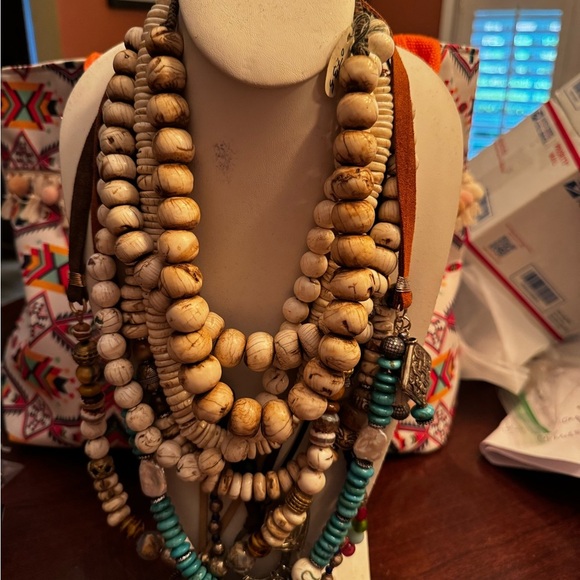 Antique Jewelry - Vintage Nepalese Conch Necklace